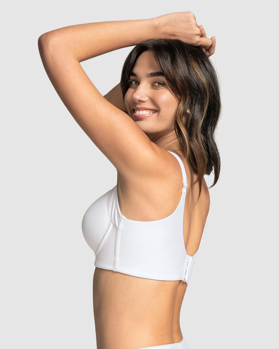 Brasier de realce suave y cubrimiento alto en sisa y espalda - cover bra