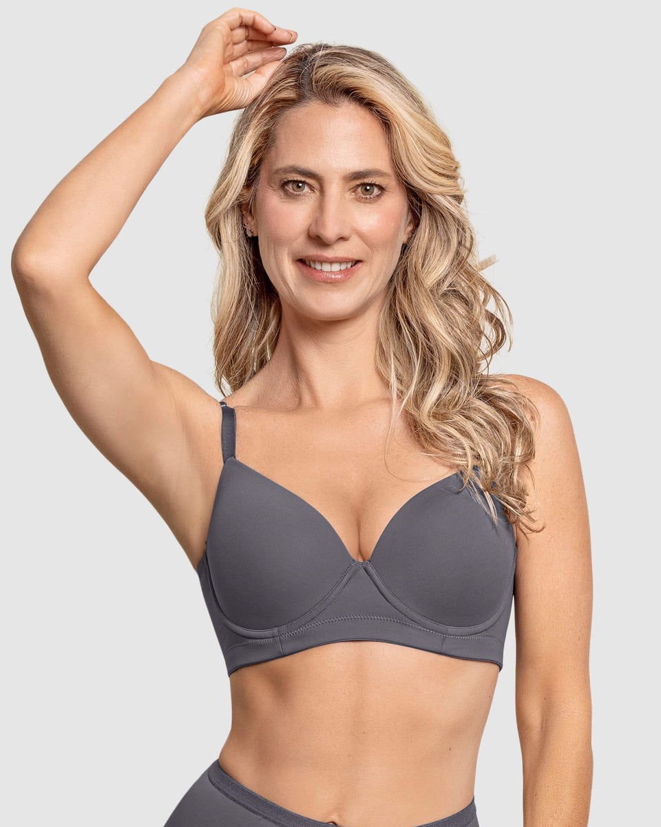 Brasier de realce suave y buen cubrimiento en espalda