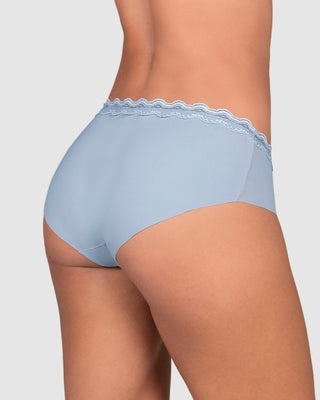 Panty hípster con encaje en cintura tiro medio#color_591-azul-medio