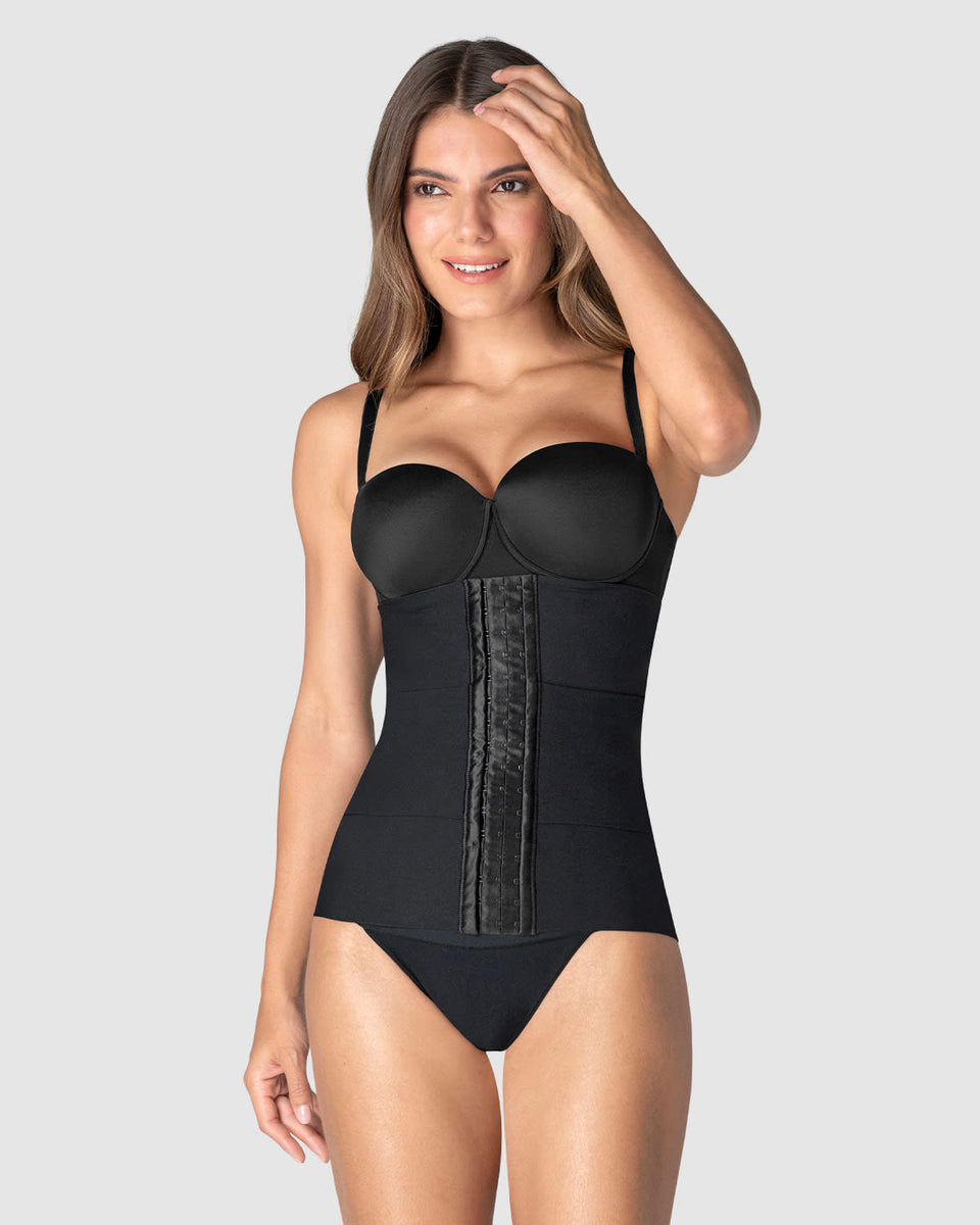 Faja cinturilla de control moderado con bandas anatómicas