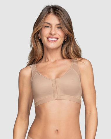 Brasier facilitador de postura con control de volumen del busto Multi/Functional#color_802-habano