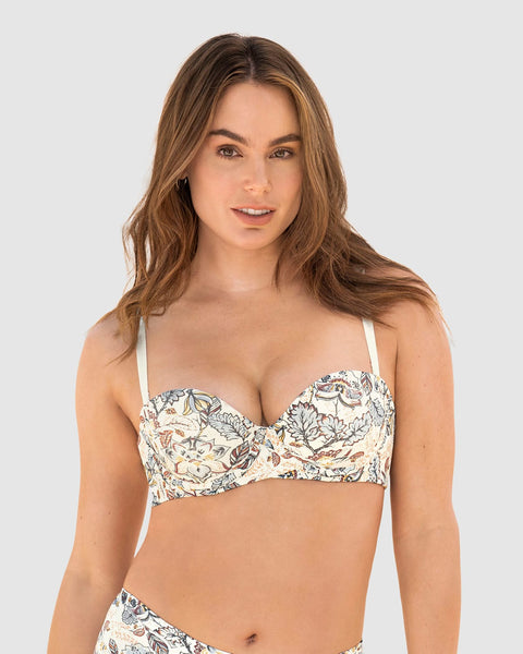 Brasier strapless Magic Up de doble realce que aumenta dos tallas de copa#color_744-estampado-floral