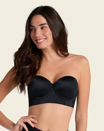 Paquete x 2 brasieres strapless Bustier 360° de perfección#color_700-negro