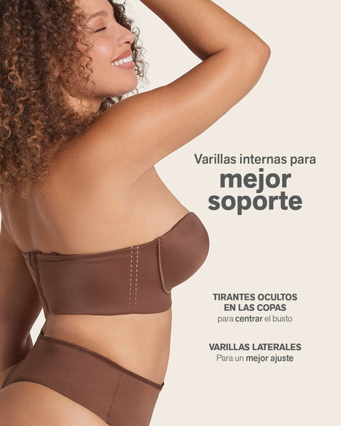 Strapless bustier 360° de perfección