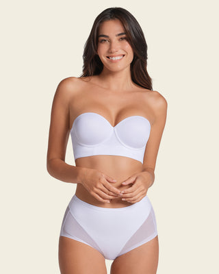 Brasier tipo bustier Support Strapless#color_000-blanco