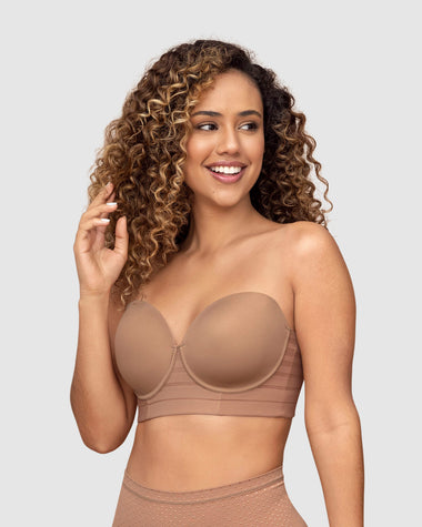 Brasier tipo bustier Support Strapless#color_857-cafe-medio