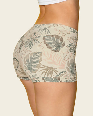 Panty tipo bóxer de ajuste perfecto#color_a51-estampado-hojas