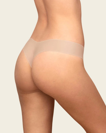 Paquete x 5 panties brasileras invisibles ultraplanos sin elásticos y de pocas costuras#color_802-habano