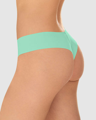 Panty brasilera invisible ultraplano sin elásticos y de pocas costuras#color_c61-verde-agua-marina