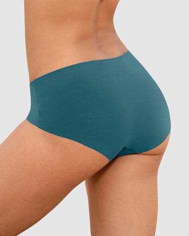 Panty hípster invisible ultraplano sin elásticos y de pocas costuras#color_b71-turquesa