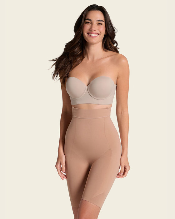 Panty faja media pierna invisible levanta cola