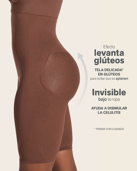 Panty faja media pierna invisible levanta cola