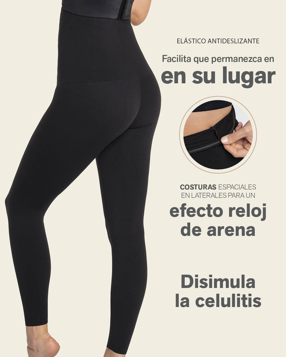 Legging de tiro alto de control en abdomen y piernas | Leonisa Panamá Legging de tiro alto de control en abdomen y piernas | Leonisa Panamá