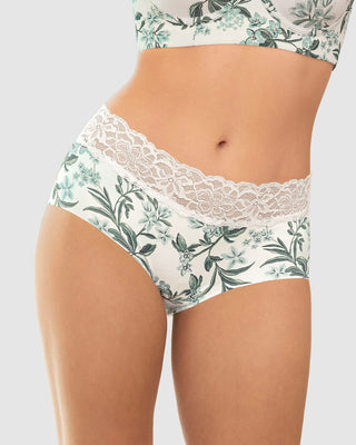 Panty hípster en tela ultraliviana con franja de encaje#color_192-estampado-ramas