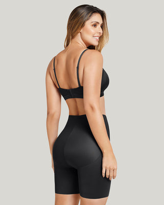 Panty short invisible de control de abdomen efecto levanta cola#color_700-negro
