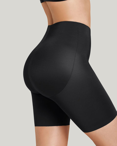Panty short invisible de control de abdomen efecto levanta cola#color_700-negro