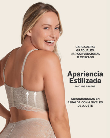 Brasier en encaje ideal para busto pesado Sexy Support#color_802-cafe-claro