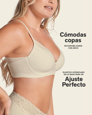 Brasier con cubrimiento total del busto Comfort Fit#color_253-perla