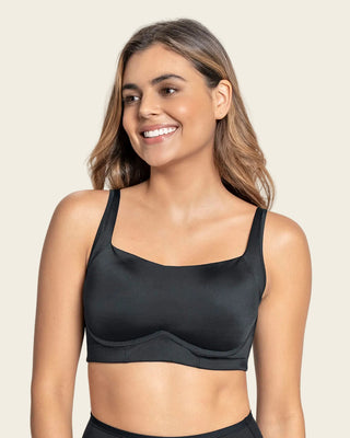 Paquete x 2 brasieres sin arco ultracómodos de alto soporte y cubrimiento Everyday Bra#color_700-negro