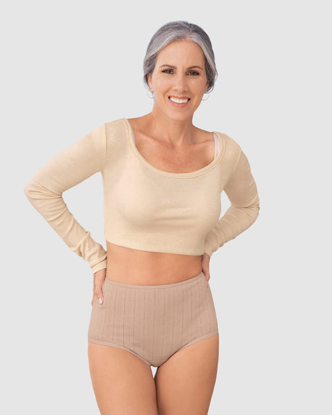 Paquete x 3 Panties Clásicos con Excelente Cubrimiento#color_s06-blanco-cafe-claro-marfil