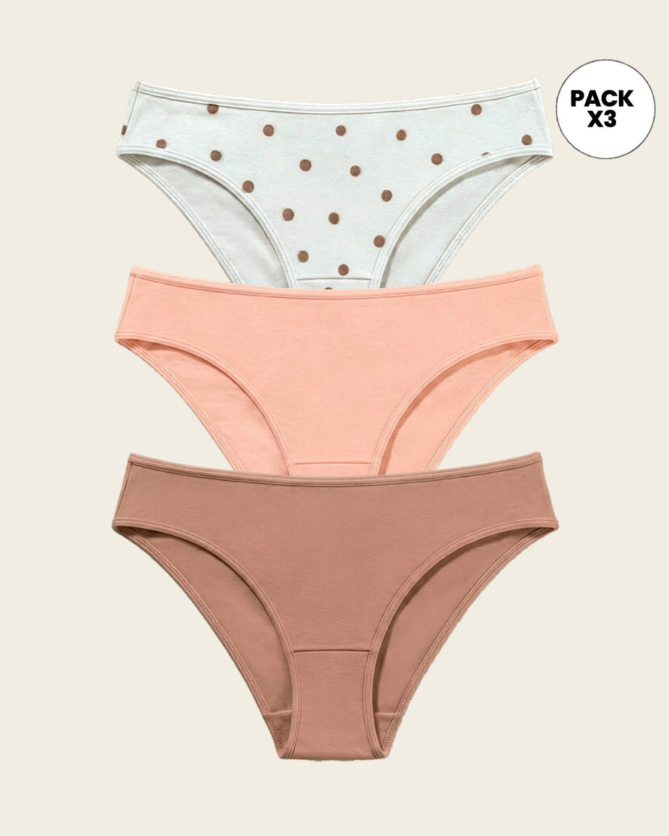 Paquete x 3 tangas ultracómodas