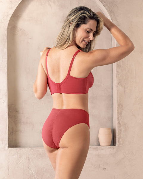 Paquete x 3 panties tipo bikini con buen cubrimiento#color_s32-terracota-azul-oscuro-cafe