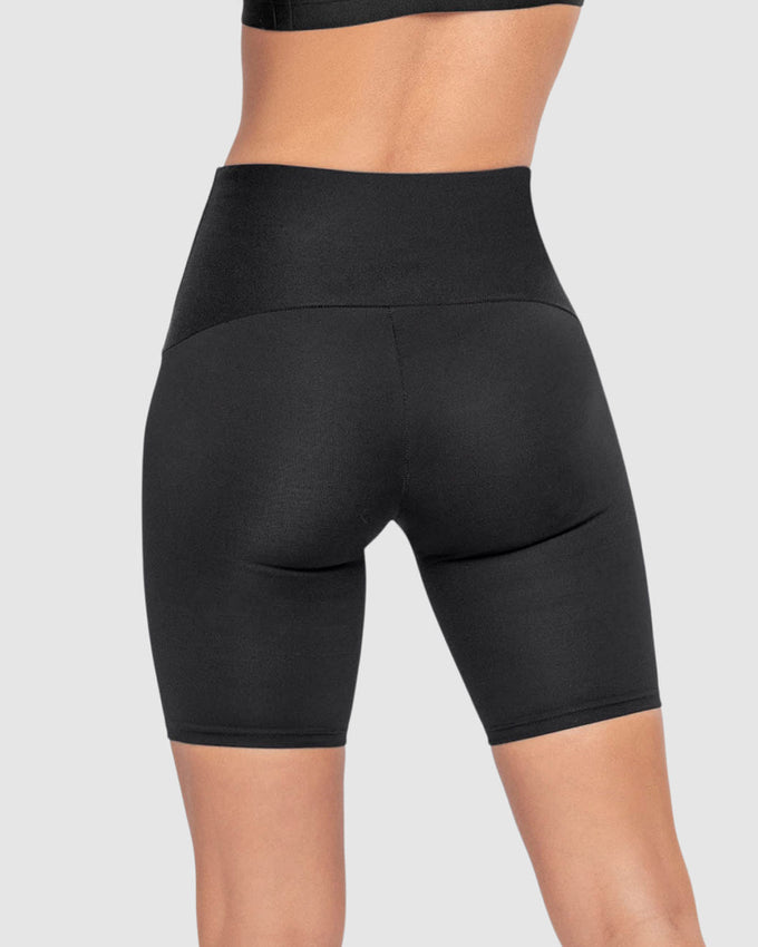 Short ciclista con tecnología Copper y control de abdomen y muslos#color_700-negro