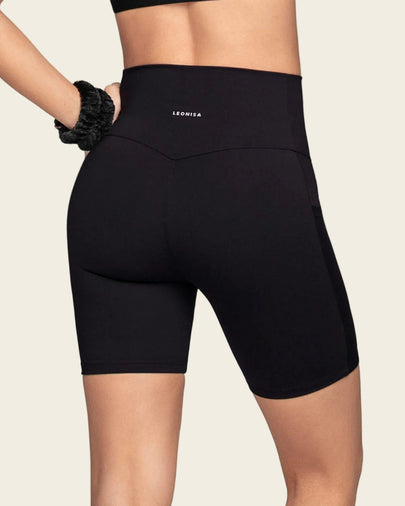 Short ciclista con bolsillo lateral y control de abdomen#color_700-negro