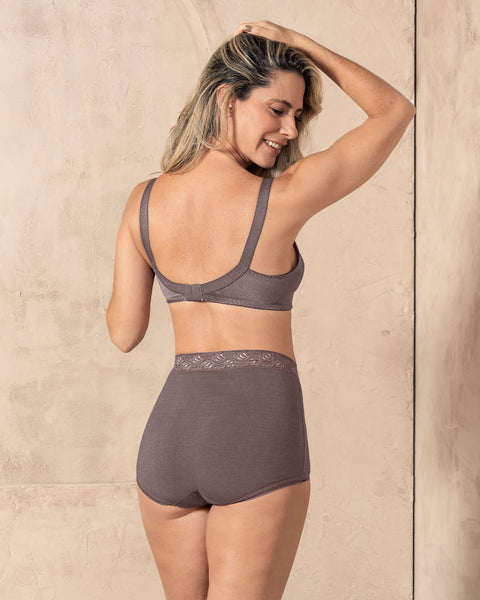 Paquete x 3 panties clásicos de ajuste y cubrimiento total#color_s24-terracota-azul-oscuro-cafe