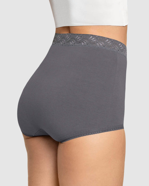 Paquete x 3 panties clásicos de ajuste y cubrimiento total#color_s25-palo-de-rosa-gris-claro-gris-oscuro