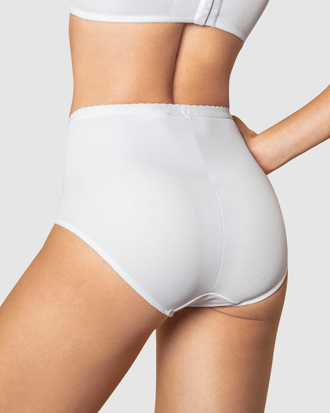 Panty clásico de control suave con excelente modelación#color_000-blanco