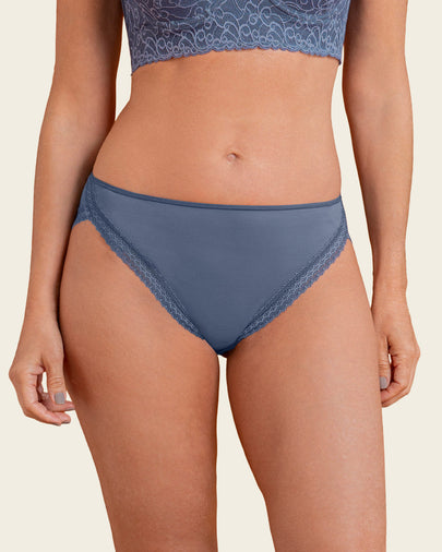 Panty tipo bikini con encaje decorativo en piernas#color_553-azul