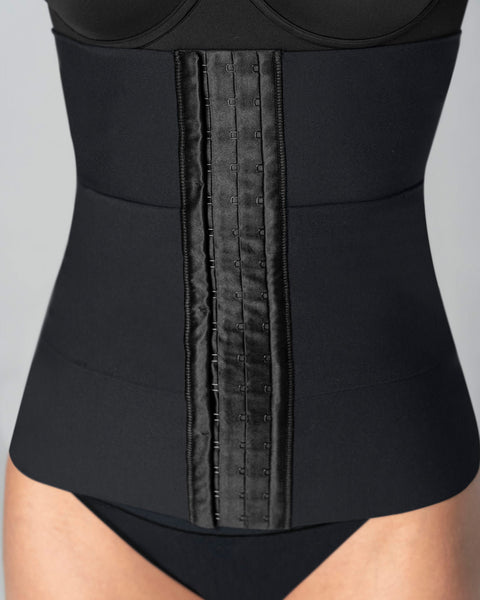 Faja cinturilla de control moderado con bandas anatómicas#color_700-negro
