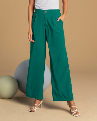 pantalon-tiro-alto-con-prenses-en-frente-y-bolsillos-funcionales#color_601-verde