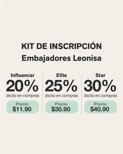 Kit de Inscripción Embajadores Leonisa