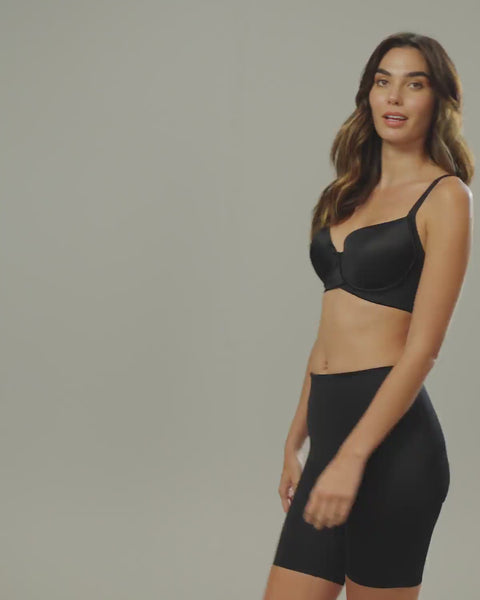 Panty short invisible de control de abdomen efecto levanta cola#color_700-negro