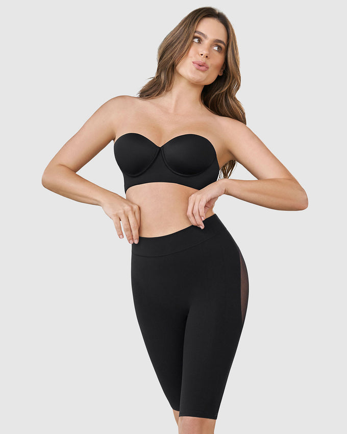 Panty faja seamless con efecto levanta cola#color_700-negro