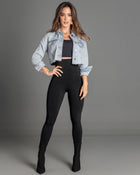Legging de tiro alto con control fuerte de abdomen