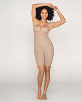 Panty faja de talle alto con control fuerte en abdomen y cintura#color_802-habano