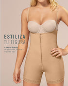 Faja body short con realce de glúteos
