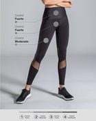 Leggings de control con transparencia