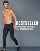 Licra deportiva para hombre con mallas transpirables
