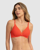 Brasier ultraliviano sin arco con copas en espuma y tul Sexy Fresh Bra